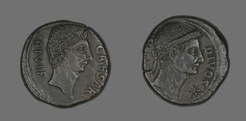 Coin Portraying Julius Caesar, about 38 BCE.