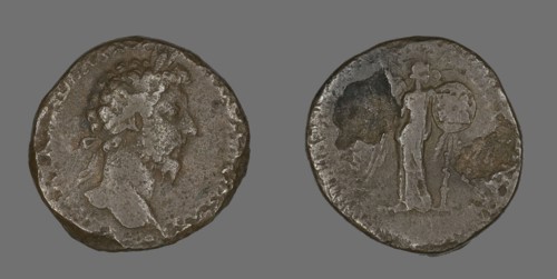 Coin Portraying Emperor Marcus Aurelius, 161-180 (166?).