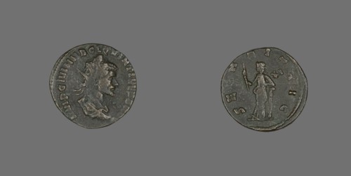 Coin Portraying Emperor Quintillus, 270.