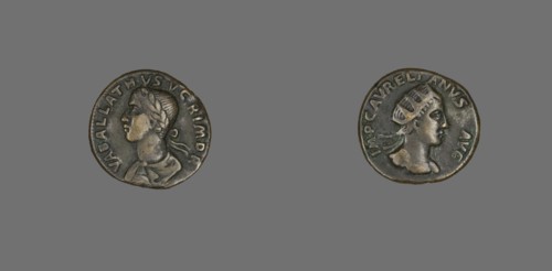 Coin Portraying King Vabalathus, 270-275.