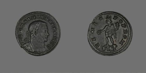 Coin Portraying Emperor Galerius Maximianus, (305 ?).