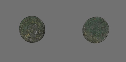Coin Portraying Emperor Constantine II, 324-337.