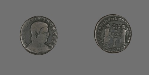 Coin Portraying Emperor Decentius, 351-353.