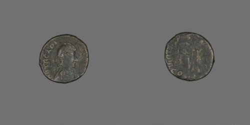 Coin Portraying Emperor Arcadius, 383-408.