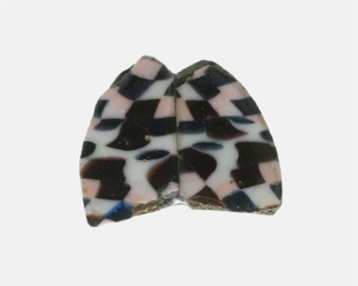Fragment of a Checkerboard Patterned Inlay, 1st century BCE-1st century CE.