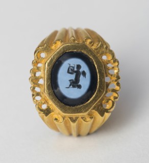 Finger Ring with Intaglio Depicting Eros, 3rd century.