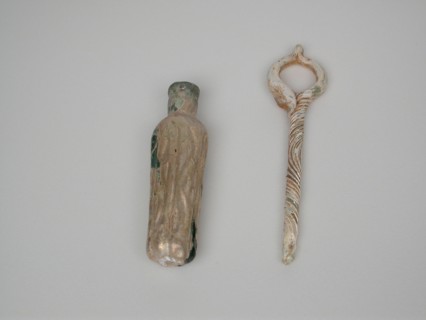Perfume Bottle with Looped Stopper, 1st century BCE-4th century CE.