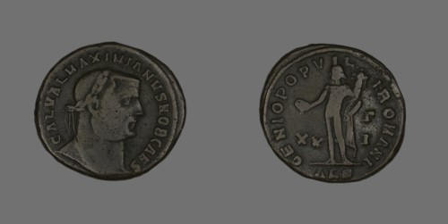 Follis (Coin) Portraying Emperor Galerius, about 301.