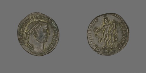 As (Coin) Potraying Emperor Galerius, 308-310.
