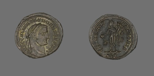 As (Coin) Potraying Emperor Galerius, 309-311.