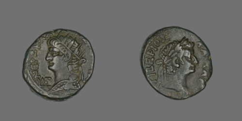 Tetradrachm (Coin) Portraying Emperor Nero, 66-67.