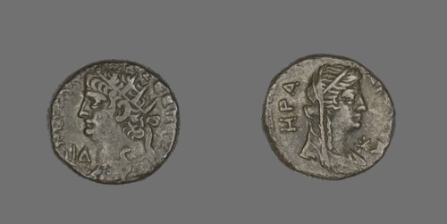 Coin Portraying Emperor Nero, 67-68.