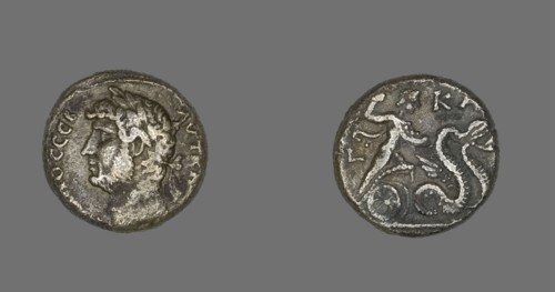 Tetradrachm (Coin) Portraying Emperor Hadrian, 136-137.