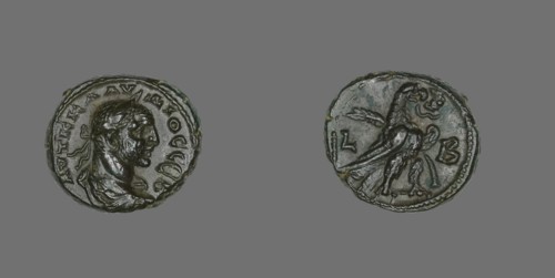 Coin Portraying Emperor Claudius II Gothicus, 268-270.