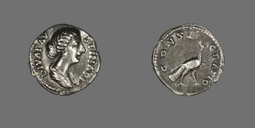 Denarius (Coin) Portraying Empress Faustina the Younger, 176-180.