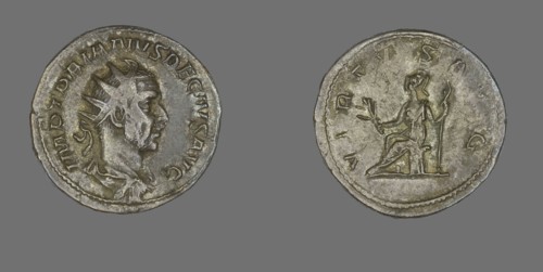 Antoninianus (Coin) Portraying Emperor Decius, about 249.