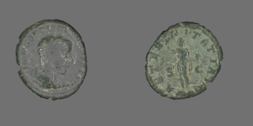 As (Coin) Portraying Emperor Gordian III, 241-243.