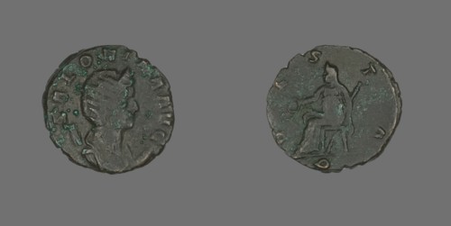Antoninianus (Coin) Portraying Empress Salonina, 260-268.