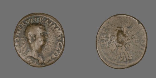 As (Coin) Portraying Emperor Trajan, 98-99.