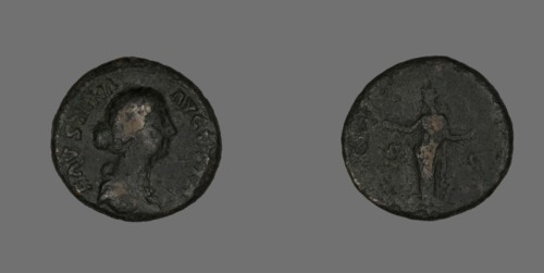 As (Coin) Portraying Empress Faustina, 161-176.