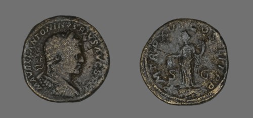 Sestertius (Coin) Portraying Emperor Caracalla, 213.