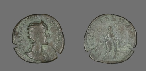 Sestertius (Coin) Portraying Julia Mamaea, 235.