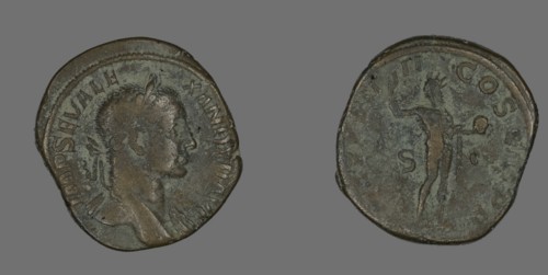 Sestertius (Coin) Portraying Emperor Severus Alexander, 230.