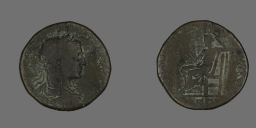Sestertius (Coin) Portraying Emperor Severus Alexander, 223.
