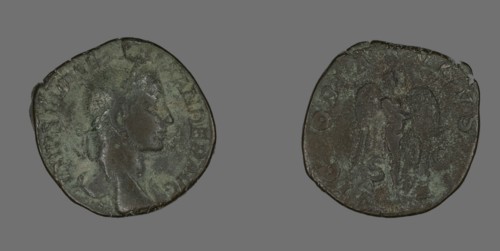Sestertius (Coin) Portraying Emperor Severus Alexander, 230.