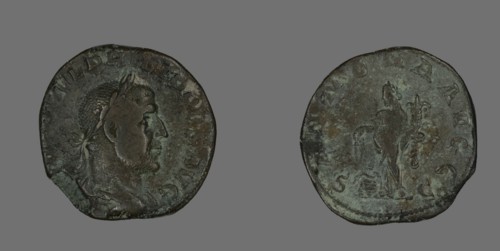 Sestertius (Coin) Portraying Philip the Arab, 244-249.