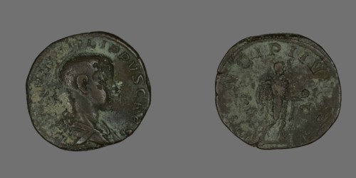 Sestertius (Coin) Portraying King Philip II, 244-246.