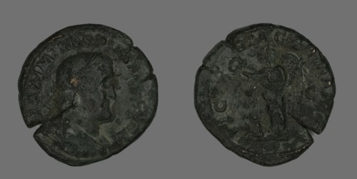 Sestertius (Coin) Portraying Emperor Maximinus, 235-238.