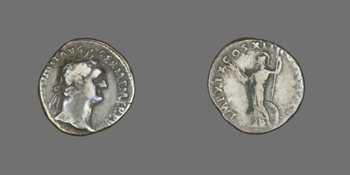 Denarius (Coin) Portraying Emperor Domitian, 88-89.