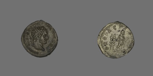 Denarius (Coin) Portraying Emperor Caracalla, 213.