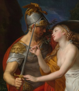 Allegory of Peace and War, 1776. Detail from a larger artwork.