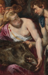 Atalanta and Meleager, ca. 1616. Detail from a larger artwork.