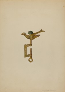 Hummingbird Holder, c. 1940.