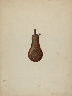 Gun Powder Flask, c. 1938.