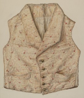 Quilted Silk Vest, c. 1942.