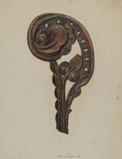 Perforated Scroll, 1938.