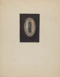 Dress Buckle, c. 1936.