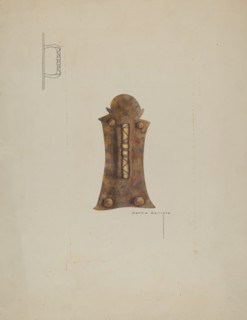 Iron Door Handle, 1935/1942.