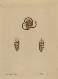 Hair Brooch and Earrings, 1935/1942.