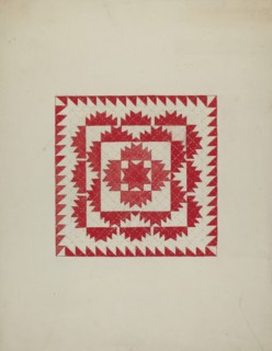 Patchwork Quilt, c. 1940.
