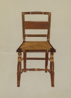Side Chair, 1935/1942. (Similiar to Hitchcock chair image 15227).