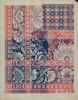 Woven Coverlet, 1937.
