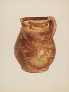 Pitcher, c. 1938.