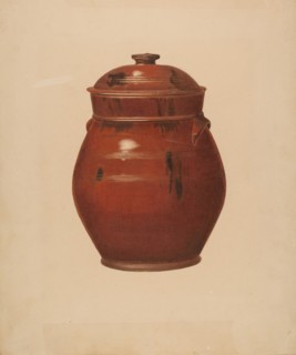 Jar with Cover, c. 1939.