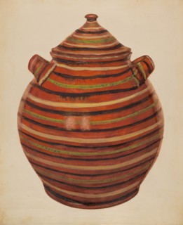 Jar with Cover, c. 1938.