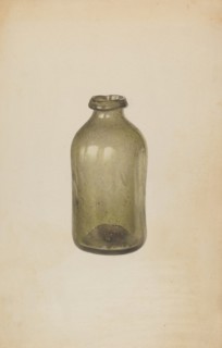 Shoe Blacking Bottle, c. 1939.